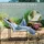 Outsunny Rattan Relaxsessel 93 x 93 x 80 cm weiß 1 St.