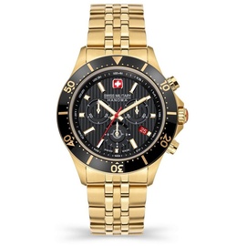Swiss Military Hanowa Herren Analog Quarz Uhr mit Edelstahl Armband SMWGI2100710