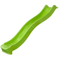Wickey Rutsche Flow Rutsche 220 cm: Hochwertig und sicher für abenteuerlustige Kinder, (Maximales Benutzergewicht 50 kg), Extrem witterungsbeständig, Inklusive Wasseranschluss grün