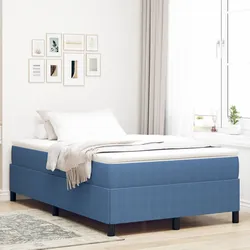 Bettgestell Blau 120x190 cm Cord-Style Stoff