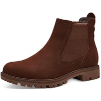 TAMARIS Damen Chelsea Boots Leder; MAROON/braun; 39 EU