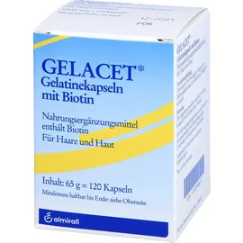 ALMIRALL HERMAL GMBH Gelacet Gelatinekapseln mit Biotin 120 St.