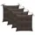 vidaXL Gartenstuhl 60,1 x 69,5 x 33,6 cm taupe 3 St.