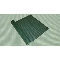 Sicht- u. Windschutz PVC 90x500cm grün Lamellenoptik Rohr 16x3 mm