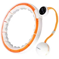 HMS Hula Hoop Weiss/Orange mit Magneten, Tpe-Noppen, Gewicht+ HMS