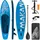 ECD Germany Stand Up Paddle Board Makani Paddelboard aufblasbar Blau 320 cm