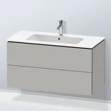 Duravit Waschtischunterschrank 2 Auszüge 102 x 55 x 48,1 cm Grau Matt