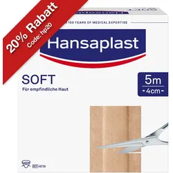 Hansaplast Soft Pflaster 5mx4cm Rolle