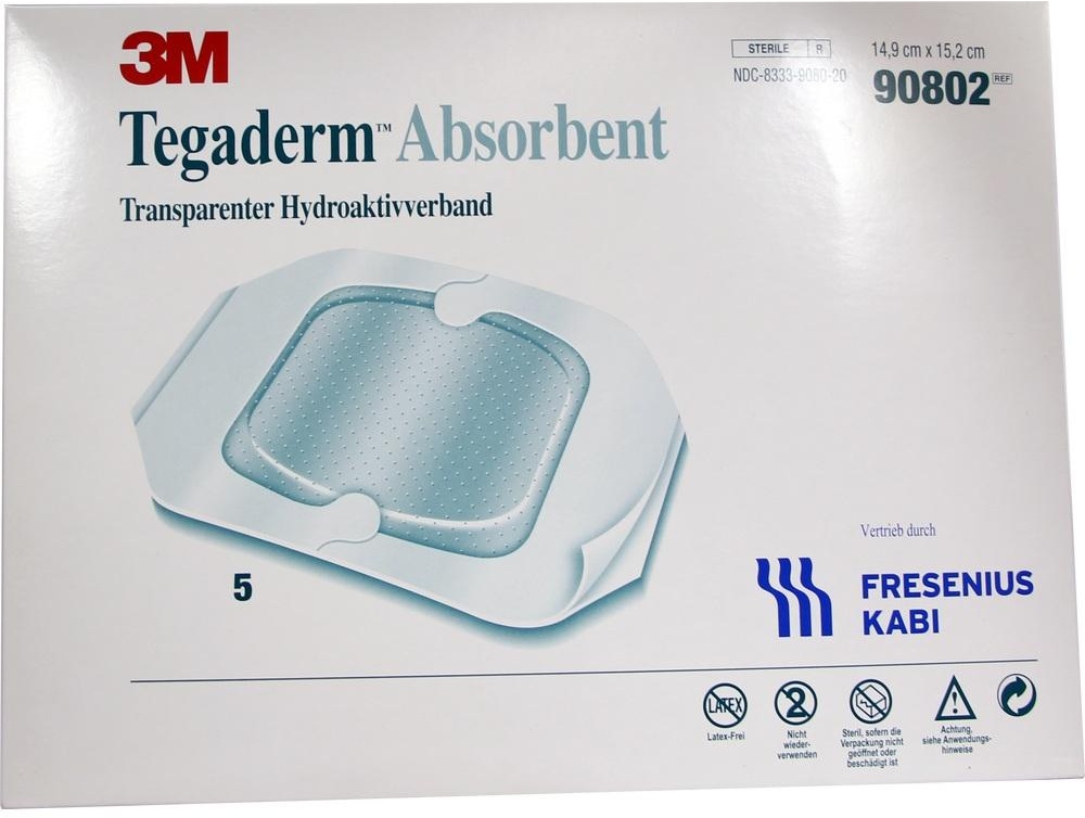 TEGADERM Absorbent FK Ver.recht.14,9x15,2 cm 90802