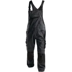 DASSY® Voltic Latzhose mit Kniepolstertaschen - anthrazitgrau/schwarz - 64