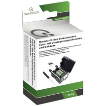 Quadrios 2010C247 D-SUB Buchse Polzahl: 9 Schrauben 1 Set