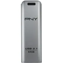 PNY Elite Steel 64 GB silber USB 3.1