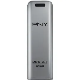 PNY Elite Steel 64 GB silber USB 3.1