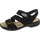 Rieker Sandalen in schwarz/cement | Gr.: 36