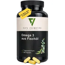 vita elements nature's power Omega 3 Kapseln 365 St.