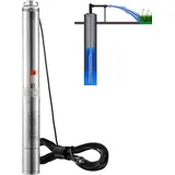 Vevor Tiefbrunnen-Tauchpumpe 750 W mit 9,1 m Stromkabel