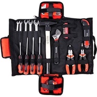 Yato Werkzeugtasche 44-teilig , Zangen, Schlüssel, Bits, Hammer, Messer u.a. , Werkzeugkoffer