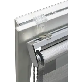 GARDINIA Doppelrollo de luxe 90 x 240 cm braun