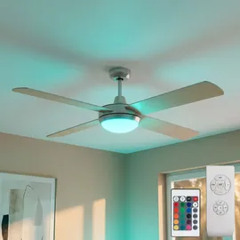 V-Tac Deckenventilator 132 cm Deckenventilator Silber