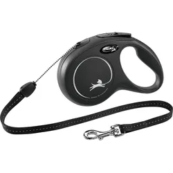 flexi Seil-Leine New Classic schwarz S 8 m Hundezubehör
