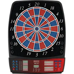 BULLS Dartboard Delta IV RB Sound Elektronik, DIVERSE DESIGNS, ONE SIZE
