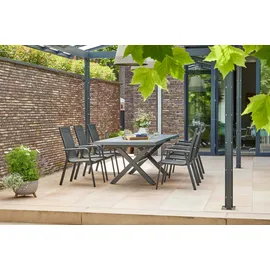 Siena Garden Tesoro Stapelsessel 67 x 62,5 x 97 cm anthrazit M29542