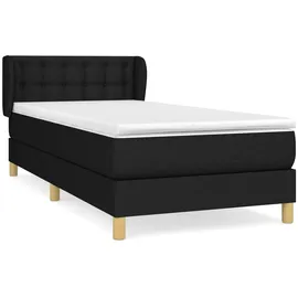 vidaXL Boxspringbett 100 x 200 cm Schwarz
