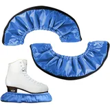 Lvjkes Kufenschoner Schlittschuhe, 1 Paar 40 x 7cm Schlittschuh kufenschoner, Wasserdicht und rutschfest schlittschuhschoner, Geeignet für Damen, Herren, Kinder, kufenschoner Eishockey (Blau)