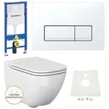 Geberit Vorwandelement Ference WC spülrandlos Komplettset Delta51