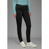 LAURA SCOTT Jerseyhose Milano Rib Schwarz 36