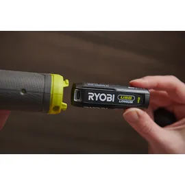 RYOBI 4 V USB-LITHIUM Akku-Ratschenschrauber RR14W4-120G 1/4 Zoll Vierkantaufnahme, 1 x 4 V 2,0 Ah Lithium Akku und Ladegerät
