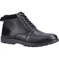 Hush Puppies - Herren Stiefel "Dean", Leder FS7647 (39,5 EU) (Schwarz) - Schwarz - 39,5