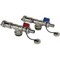 ENVIRON Schnellentlüfter Set 1" Heizkreisverteiler, Ablasshähne + automatischem Entlüfter,