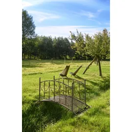 deluke Gartenbrücke PARIS 91,7 x 79,3 x 181,4 cm Schwarzbraun