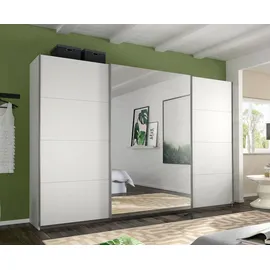 Rauch Schwebetürenschrank »Kleiderschrank Schrank Garderobe CORTONA inkl. Inneneinteilung,« 2 Stoffboxen und zusätzlichen Einlegeböden MADE IN GERMANY, weiß, B:315cm H:229cm T:62cm, Holzwerkstoff, Schränke, Schwebetürenschrank,