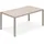 Idimex Gartentisch TRAPANI 160 x 90 x 90 cm Beige