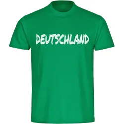 multifanshop Kinder T-Shirt - Deutschland - Textmarker - Druck weiß - Kind