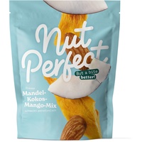 Nut Perfect | Mandel-Kokos-Mango-Mix | Naturbelassen | Tropisch-fruchtiges Geschmackserlebnis | Fruchtig-säuerlicher Snack | Bio-Mango | Bio-Kokos | Mandeln aus Spanien | 100g
