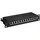 goobay CAT 6A Patch Panel 10 Zoll 12 Port Schwarz