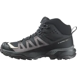 Salomon X Ultra 360 Mid GTX Damen Black/Plum Kitten/Shale 38