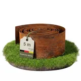 Novaterra Rasenkante 500 x 14 cm 1 Stück Rostoptik