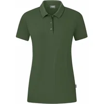 Jako Organic Poloshirt Stretch Damen oliv 46