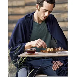 Cocoon Merino Wool-silk Travel Decke - Black - 180 x 140 cm