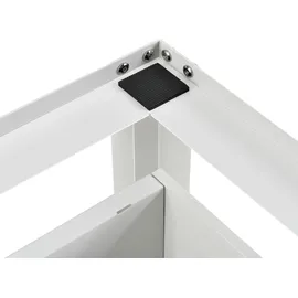 [en.casa] - Waschmaschinen-Sockel mit Schublade Stahl Max. 150 kg