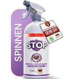 KRAFTKÖNIG Spinnenspray 500 ml – Starkes Spinnenabwehr Spray für Haus, Keller, Balkon & Terrasse, sofort einsatzbereit, insektizidfrei & Made in Germany, für innen & außen