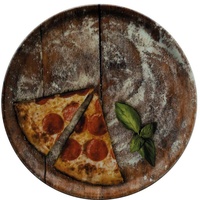 Saturnia Pizzateller Napoli Flour, Dekor Pizzateller Pizza 31cm Porzellan Pizza 1 Stück