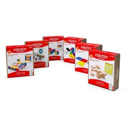 Nikitin Lernspielzeug Lernspiele-Set Basispaket N1-N5, Spiel- und Knobelspaß für Klein und Groß