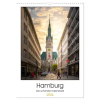 Calvendo Hamburg - Die schönste Hafenstadt (Wandkalender 2026 DIN