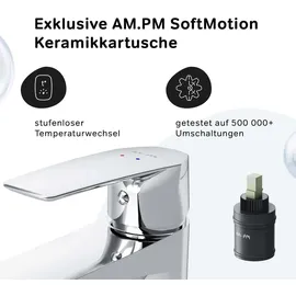 AM.PM Gem Einhebel-Waschtischarmatur Chrom