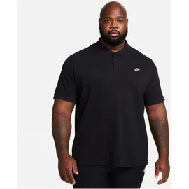 Nike Nk Club Kurzarm-poloshirt Black / White XL
